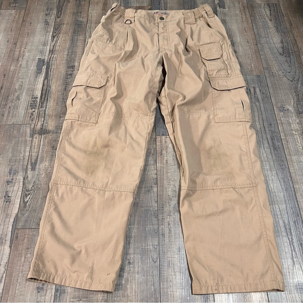 511 Tactical Pants 34x30 Tan Ripstop Cargo Utility TLBLIN-4389-1